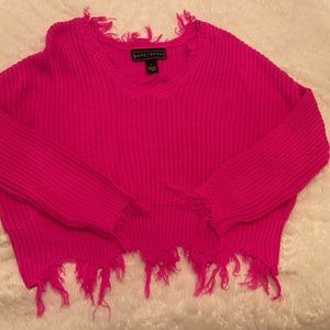 Womens off shoulder sweater